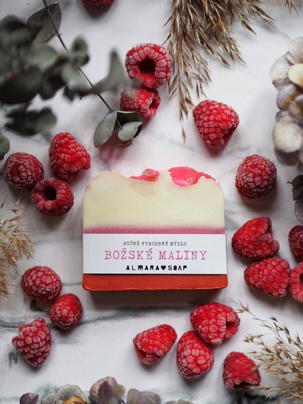 Almara Soap - přírodní mýdlo Božské maliny 100 g