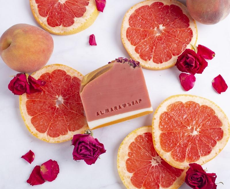 Almara Soap - přírodní mýdlo Růžový grep 100 g