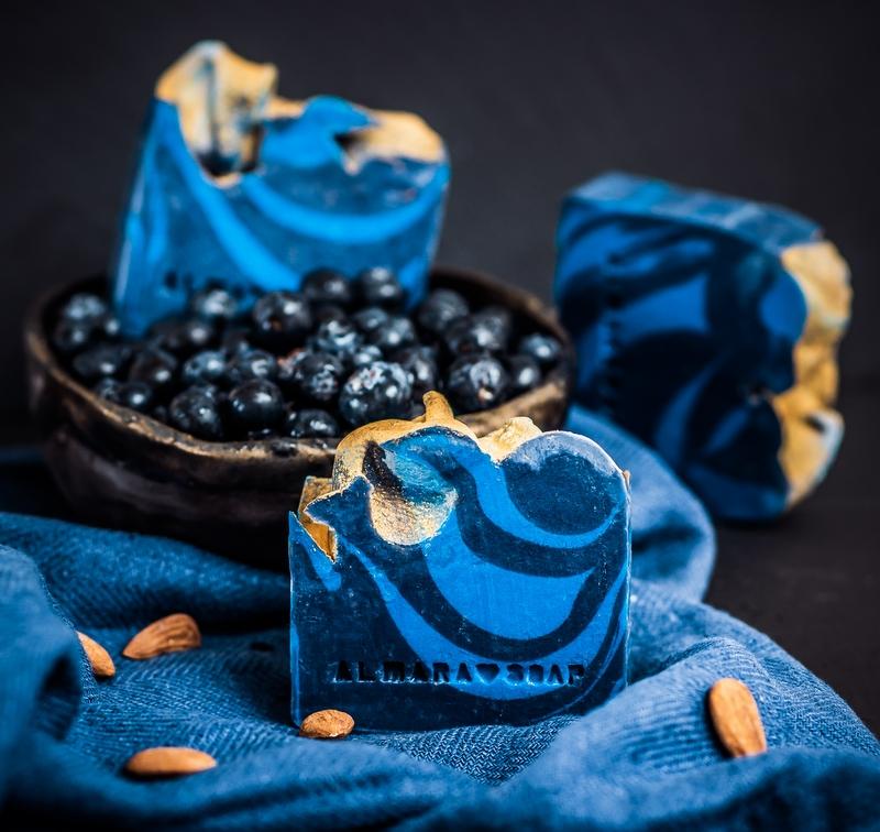  Almara Soap - přírodní mýdlo Blueberry Jam 100 g 