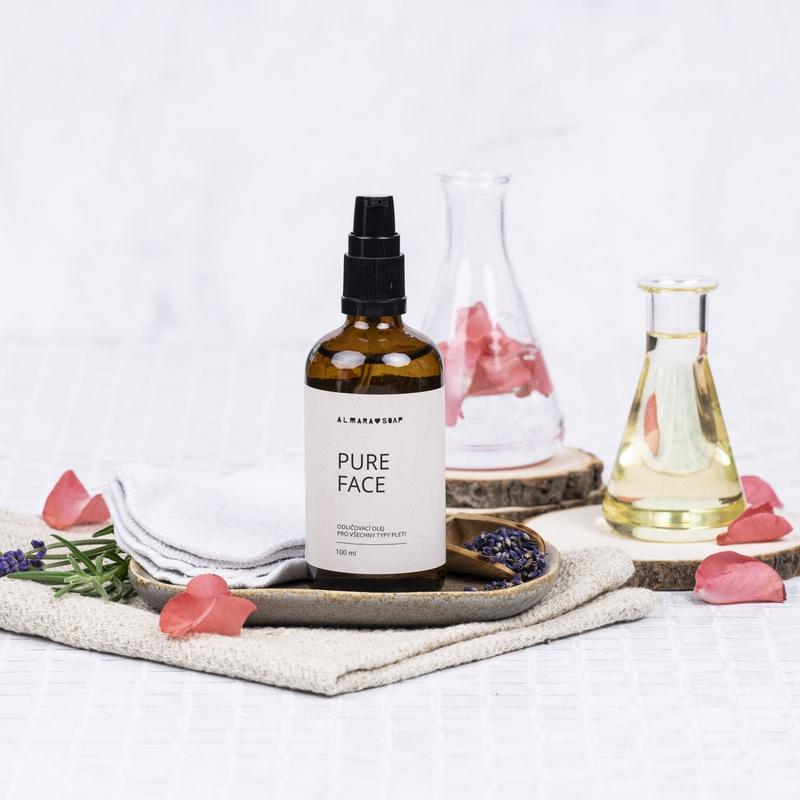 Almara Soap - Odličovací olej PURE FACE 100 ml