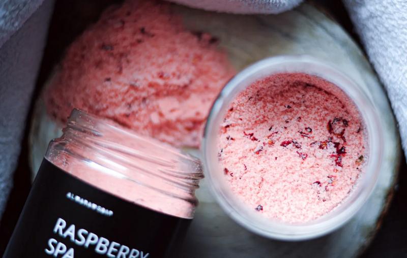 Almara Soap - sůl do koupele RASPBERRY SPA 450 g