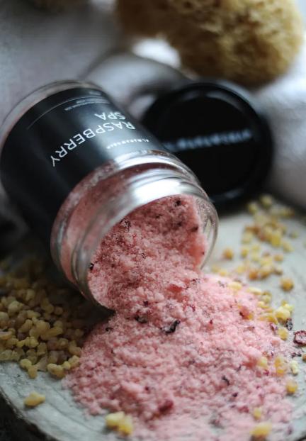 Almara Soap - sůl do koupele RASPBERRY SPA 450 g