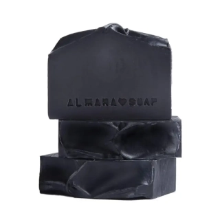 Almara Soap - přírodní mýdlo Black as my Soul 90 g