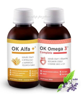 OK Alfa+ 115 ml Omega-3 Complete 120 ml